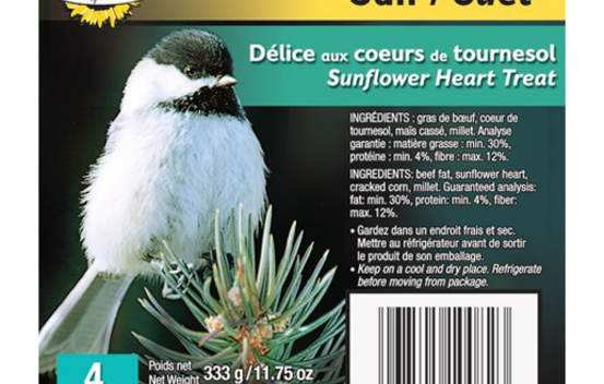 Suif coeur de tournesol 345 g