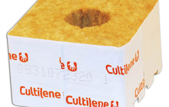 Cultilène (laine de roche) Cubes 4" X 4" X 2-1/2"