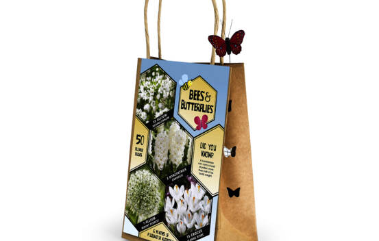 Mélange de bulbes Blanc (Bees & Butterflies) (Paquet de 50 bulbes)
