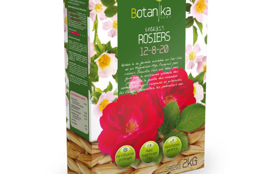 Engrais rosiers 12-8-20 2 kg Botanika Vert